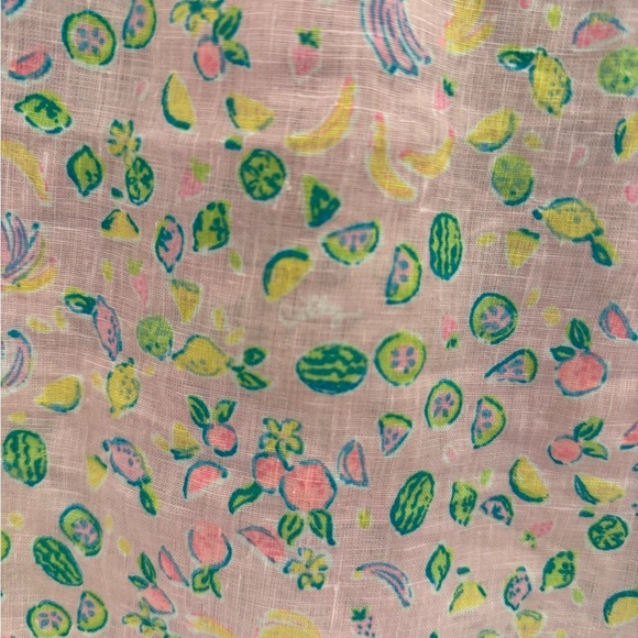 Lilly Pulitzer Pink and Green Floral Blouse - Picture 5 of 6